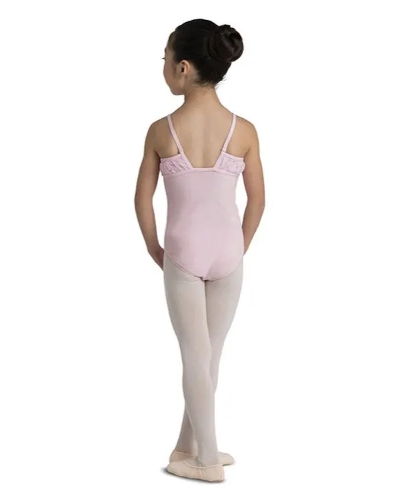 Danz-N-Motion Children Pleated Yoke Leotard