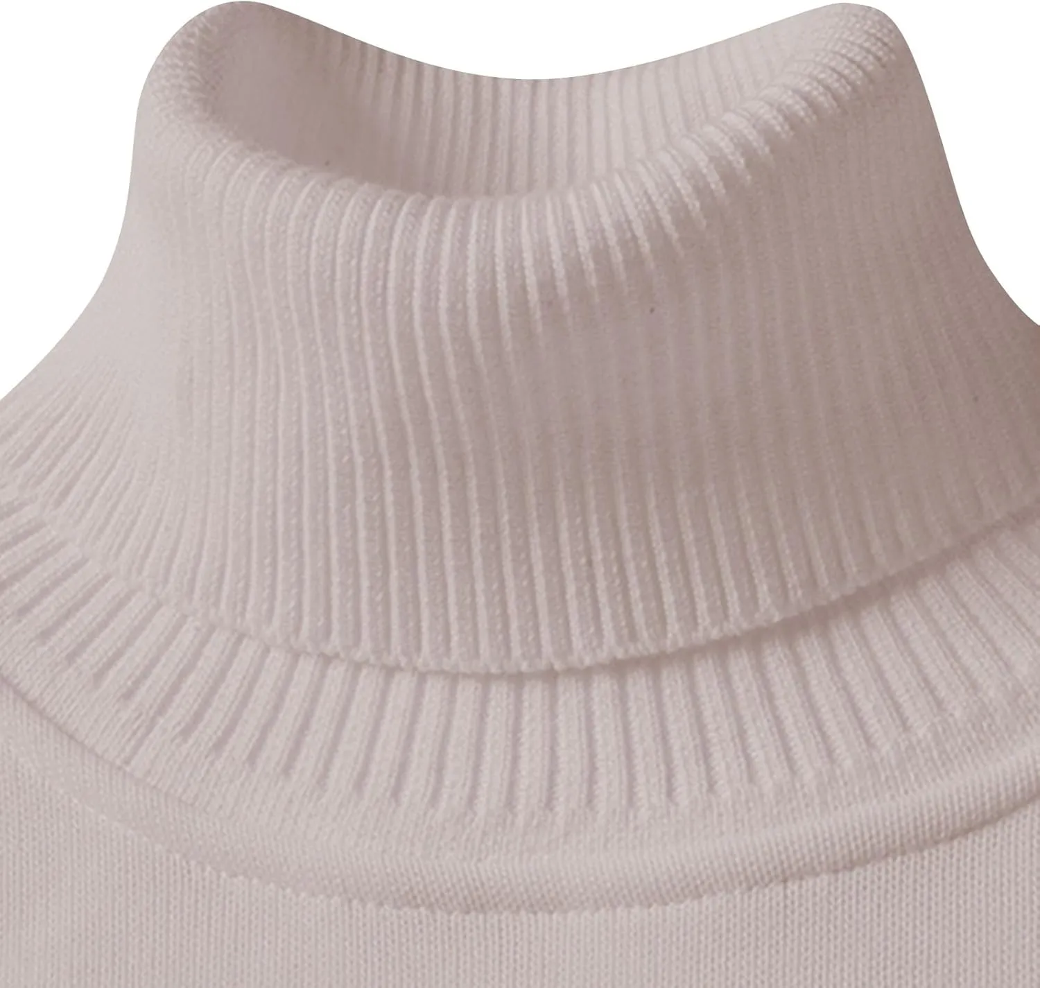 Fleece Lined Sweatshirts for Men Turtleneck Oversized Long Sleeve Knit Sweater Solid Casual Winter Warm Pullover Tops
