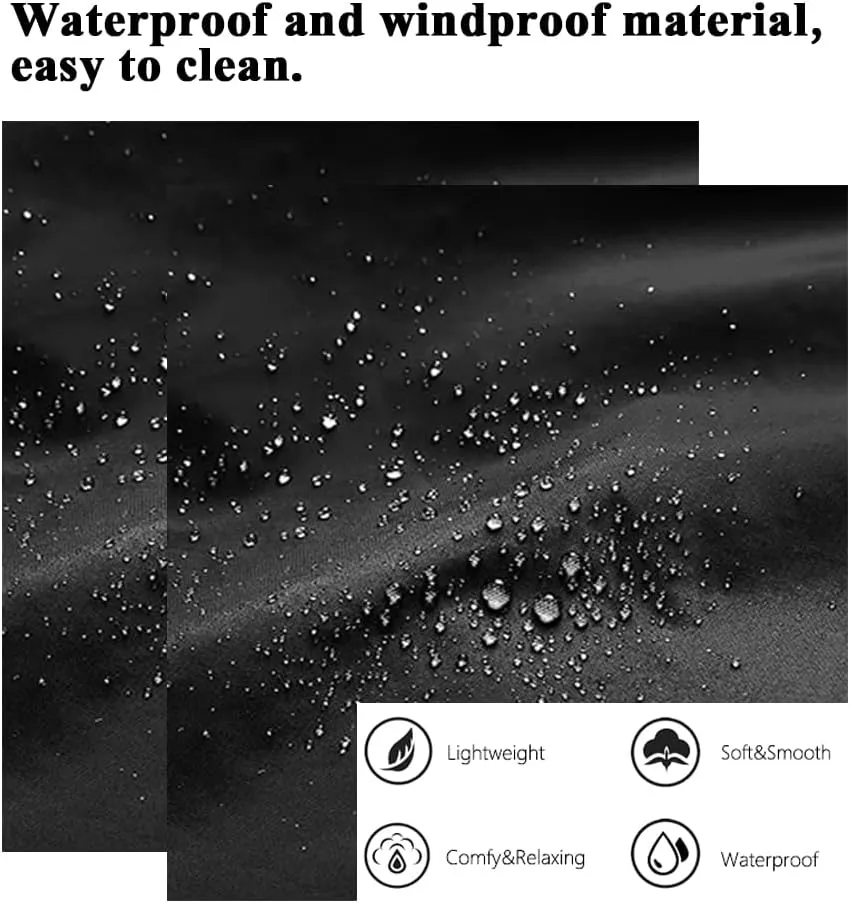LAZAWG Lightweight Waterproof Rain Jacket Men Windproof Raincoat with Hood for Golf Cycling Running Ventures