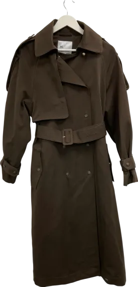 Next Brown Premium Trench Coat UK 10