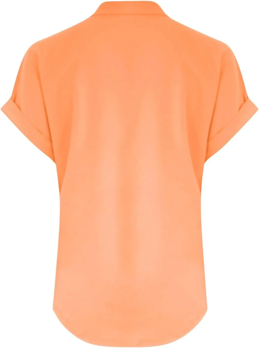 Summer Tops for Women 2025 Trendy Short Sleeve Cotton Linen Shirt Casual Button v Neck Tunic Blouses Outfits
