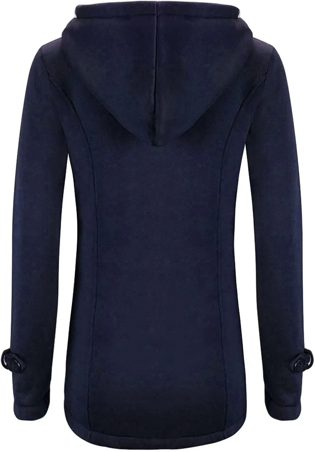 Winter Coats for Women 2024 Fashion Zipper Hooded Jacket Warm Lightweight Fleece Plush Comfy Wool Coats with Pockets